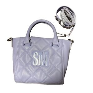 Steve Madden Women's Small Crossbody Bag Lavender Magnetic Closure Handbag‎